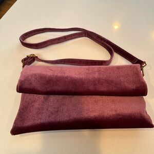 Beautiful velvet Anthropologie bag